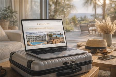 Sito web viaggi e case vacanze